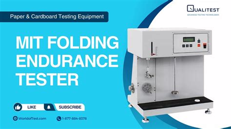 MIT Folding Tester agency|mit folding tester.